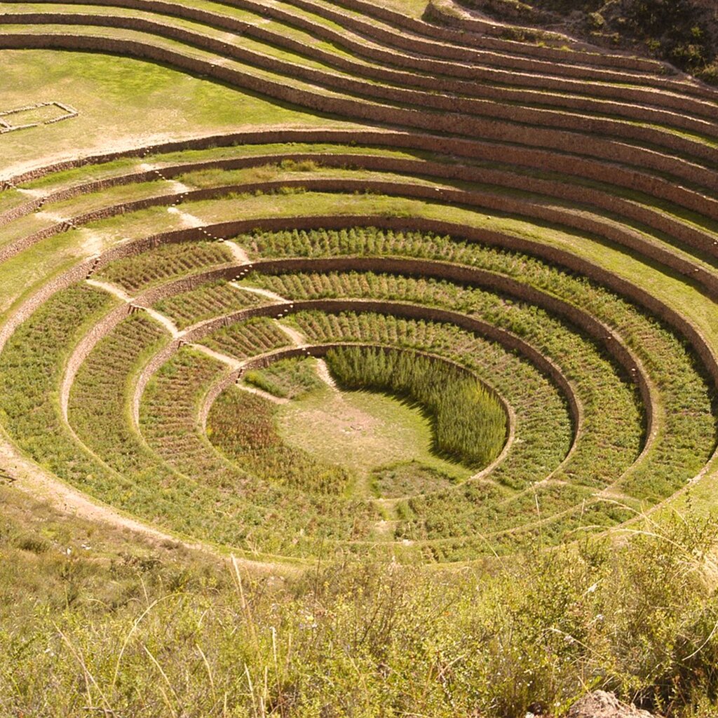 Moray, circular platforms with microclimates