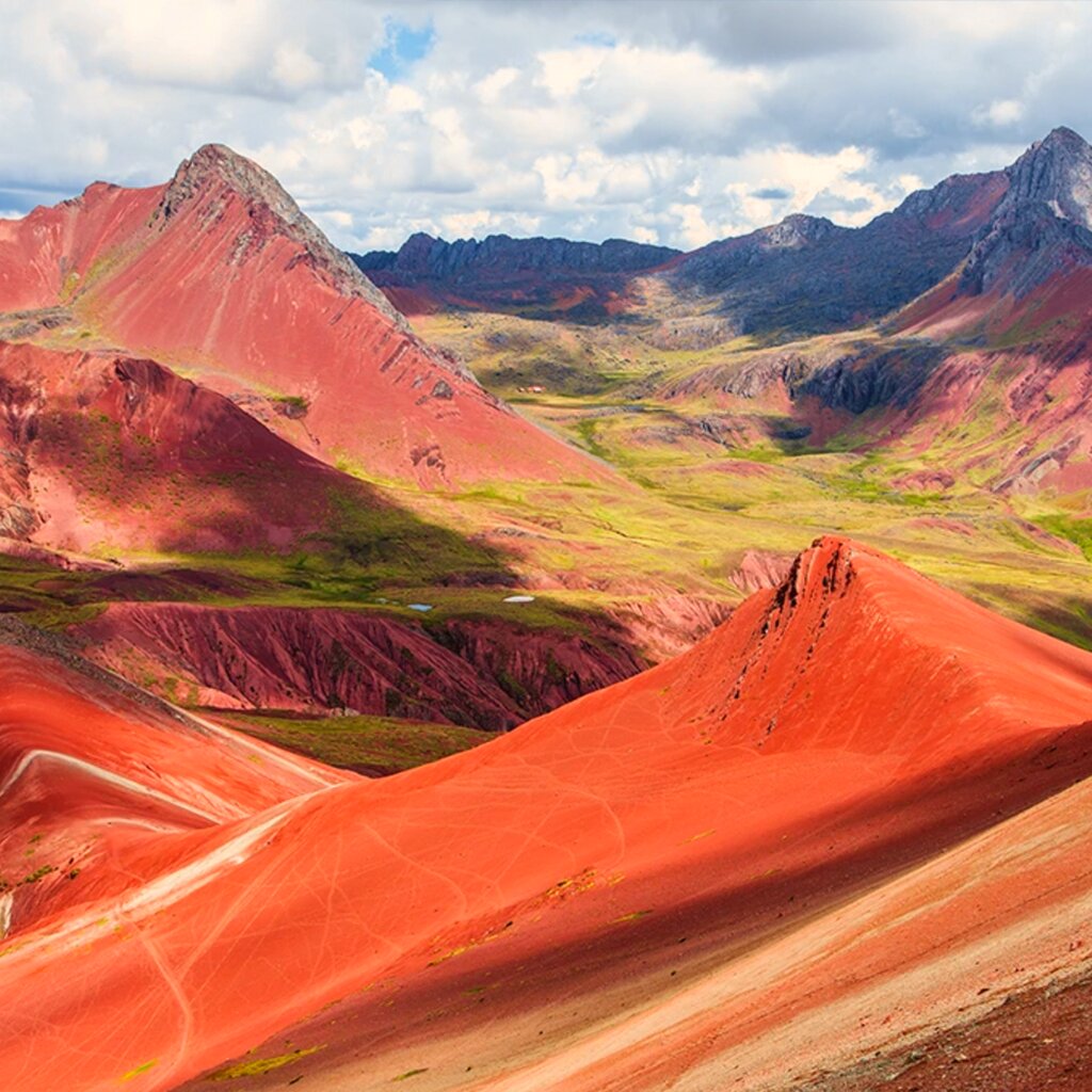 Rainbow Mountains in Peru